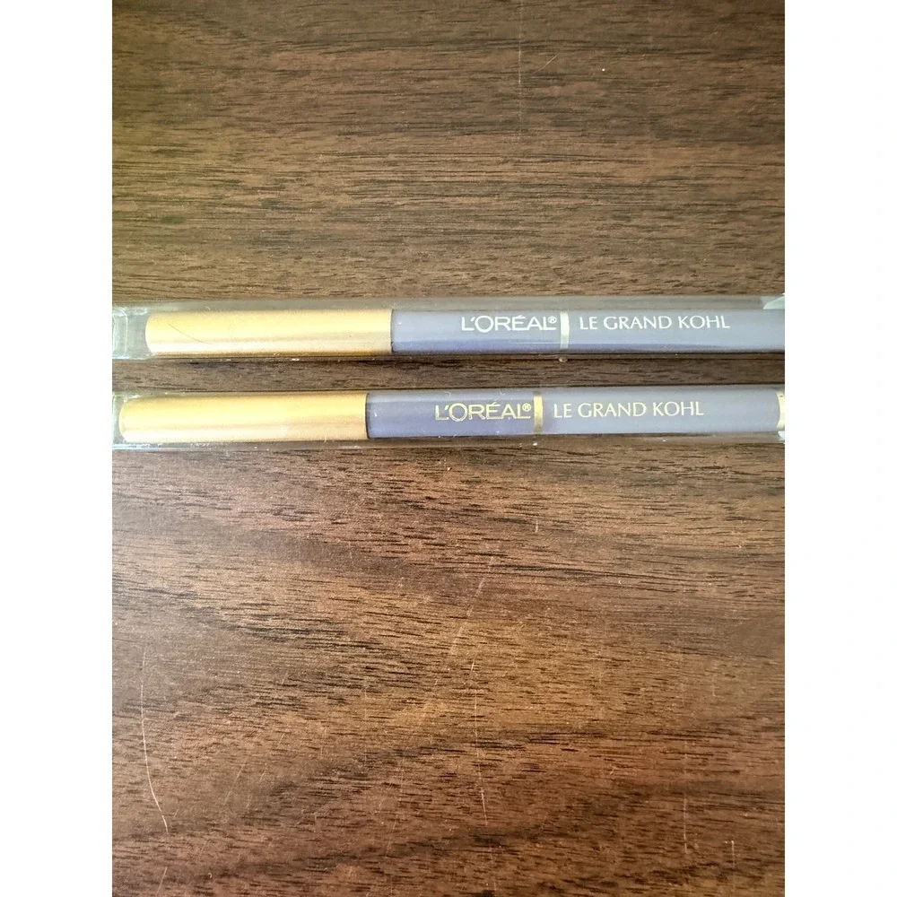 Lot of 2 L'Oreal Le Grand Kohl Perfectly Soft Liner Eyeliner Cafe Brown New
